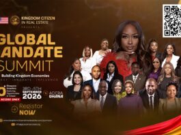 Kingdom Citizens In Real Estate To Host Global Mandate Economic Summit 2026 In Accra