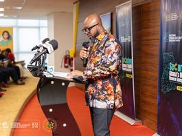 2026 National Cyber Security Awareness Launched To Build Digital Trust Mr Divine Selase Agbeti, Director General, Cyber Security Authority addresses the audience present at the media launch of the Cyber Security Awareness Month (NCSAM) 2026