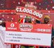 Adiza Ibrahim, winner of the first million in the Telecel M’ahitti promo with two of her daughters