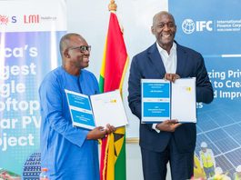 IFC, LMI Holdings Expand Partnership To Power Ghana’s Industrial Growth Makhtar Diop, IFC Managing Director(right) and Kojo Aduhene, Chief Executive Officer of LMI Holdings (left) at the signing of agreement between IFC and LMI Holdings