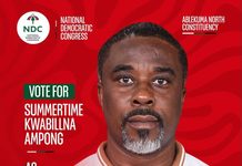 Ablekuma North NDC: Summertime Kwabillna Ampong Honors GH₵5,000 Seed Money Commitment To Nyamekye Ward