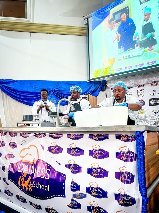 'White Restaurant' presenting to the audience live demonstration on Indian Dish with 'Cousse Cousse' at the DCS Culinary Expo 2026.