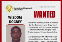 Fraud, Money Laundering: EOCO Declares Wisdom Dogbey Wanted Wisdom Dogbey Wanted
