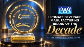 Twellium wins Ultimate Beverage Manufacturing Brand of the Decade, while Verna’s No Seal, Less Waste initiative earns environmental sustainability recognition