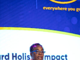 MTN Ghana’s Antoinette Kwofie Calls For Greater Investment In Women’s Economic Empowerment To Accelerate National Growth MTN Ghana's Chief Finance Officer, Antoinette Kwofie addresses participants at the Executive Women Network (EWN) Conference & Expo