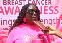 GCAA Ladies, Archbishop Porter Girls’ Old Students Hold Breast Cancer Health Walk Mrs. Patience Erskine Arthur, President of the Ghana Civil Aviation Authority Ladies’ Association and also the President of the Arcbishop Porter Girls' Past Students Association (APPSA)